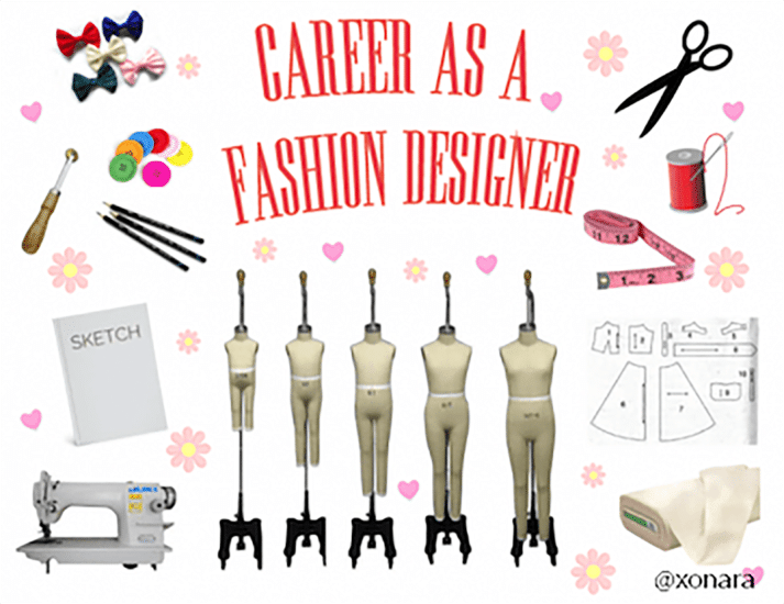 career as a fashion designer