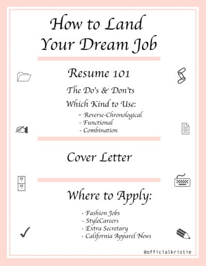 create the ideal resume