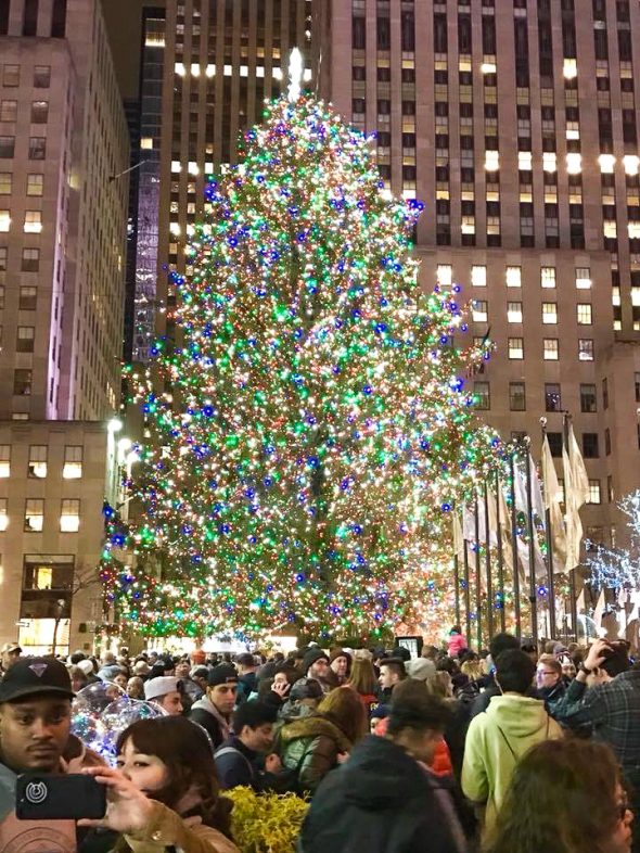 Christmas time in New York City