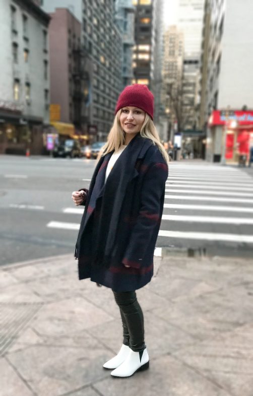 New York style winter coat