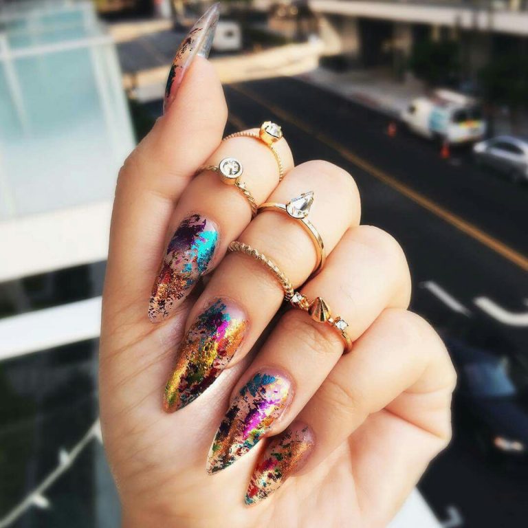 New Beauty Trends - Splatter Nails