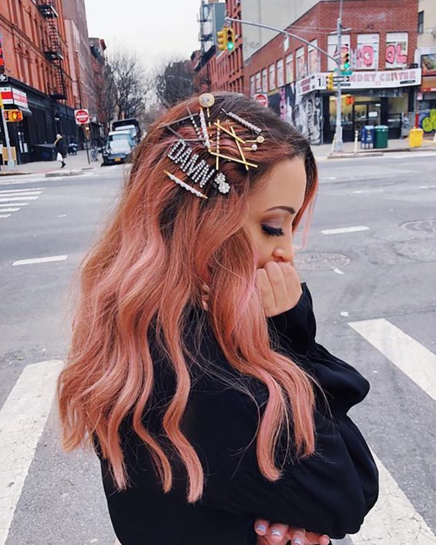 New Beauty Trends - Crystal Barrettes and Bobby Pins
