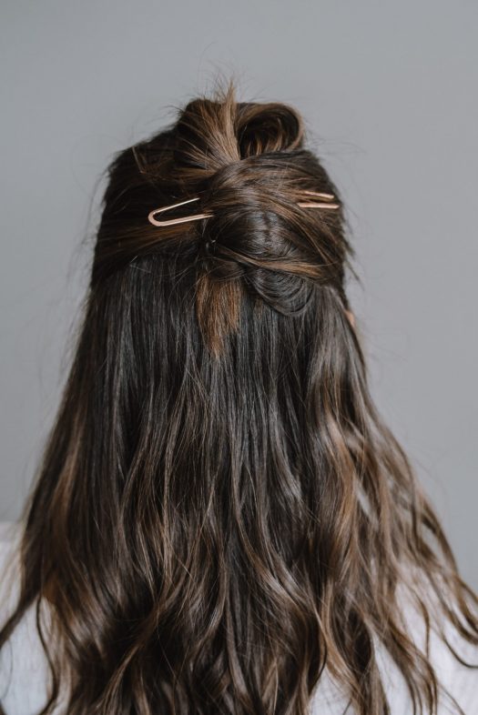 New Beauty Trends - Twisted Up Half Knot and A Hair Pin