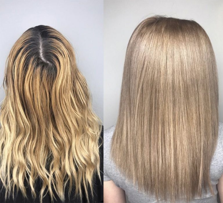 Blonde Hair Color Correction