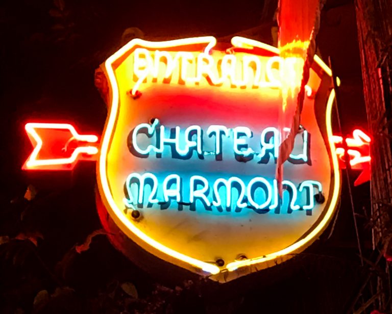 Chateau Marmont LED Sign