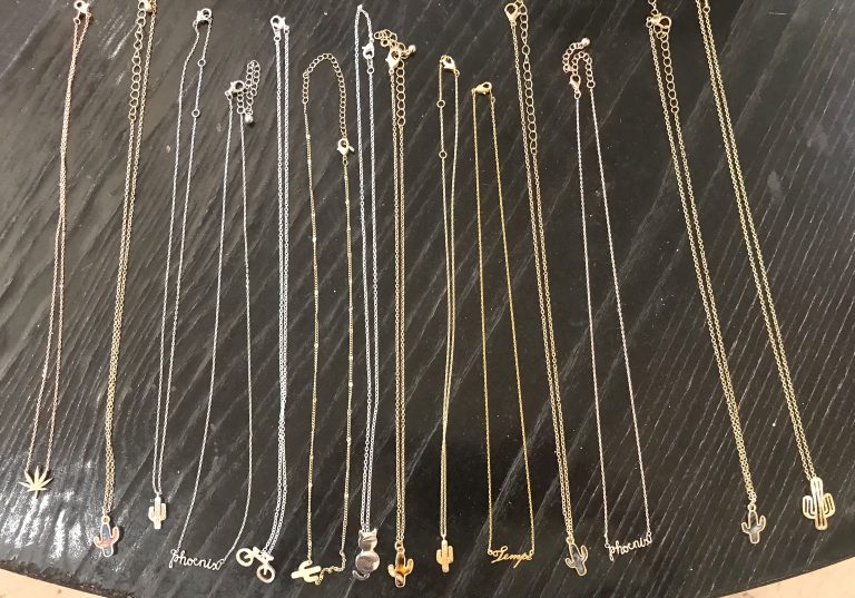 Necklaces at Carmen