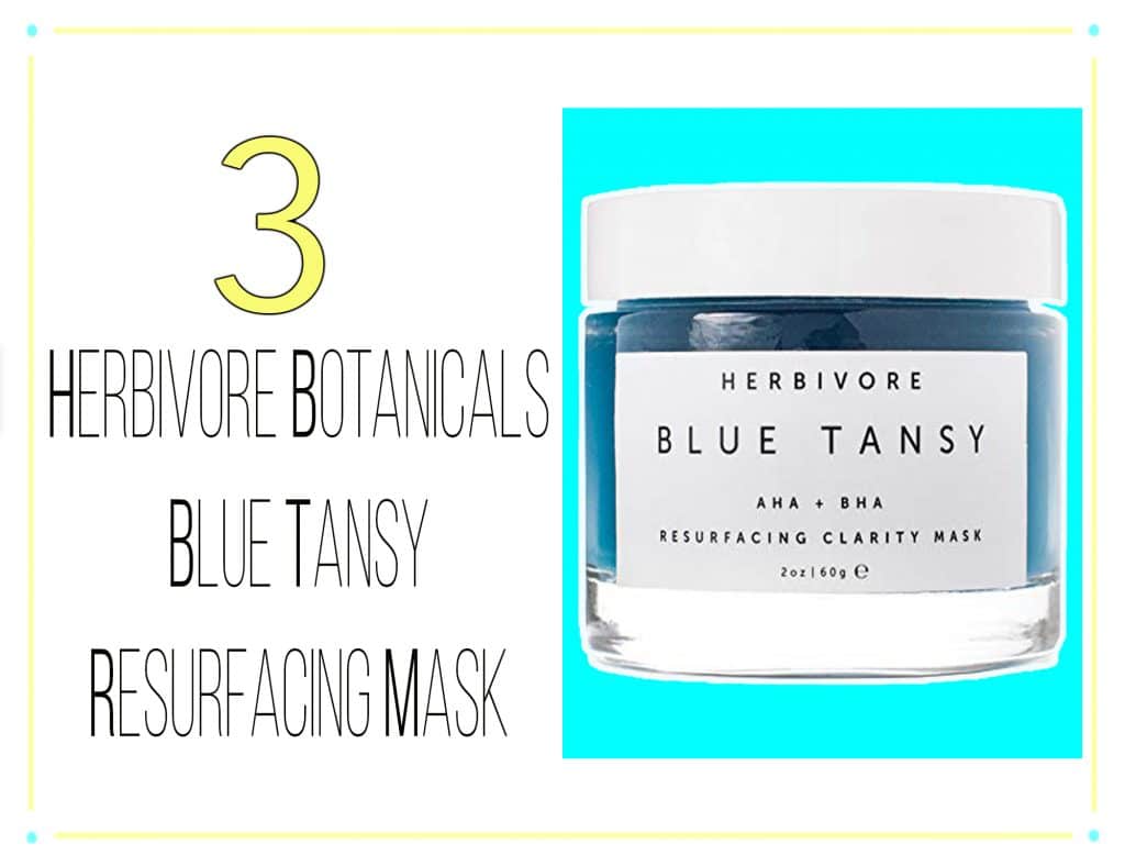 10 Best Purchases of 2019 - Herbivore Botanicals Blue Tansy Resurfacing Mask