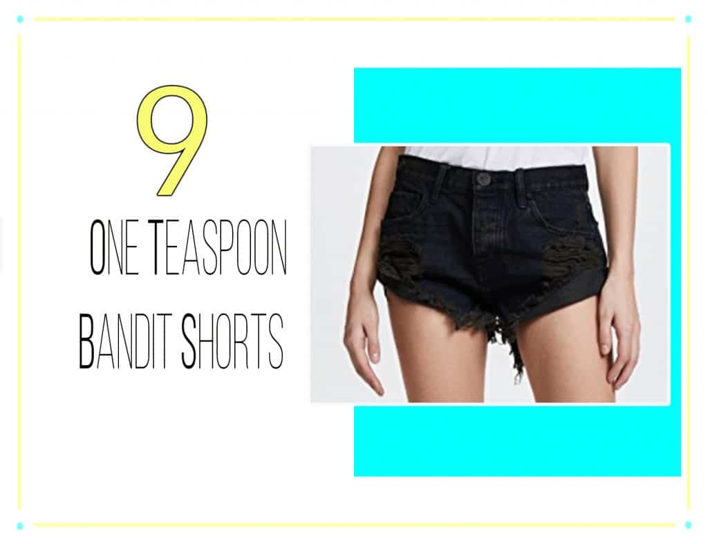 10 Best Purchases of 2019 - One Teaspoon Bandit Shorts