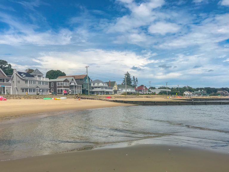 The Connecticut shoreline