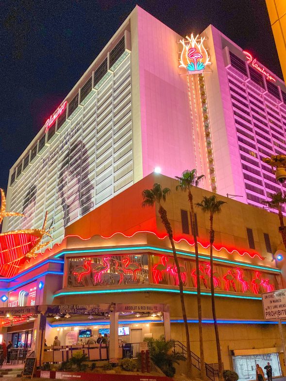 the Las Vegas Strip at night