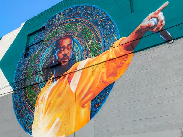 Nipsey Hussle mural on Figueroa