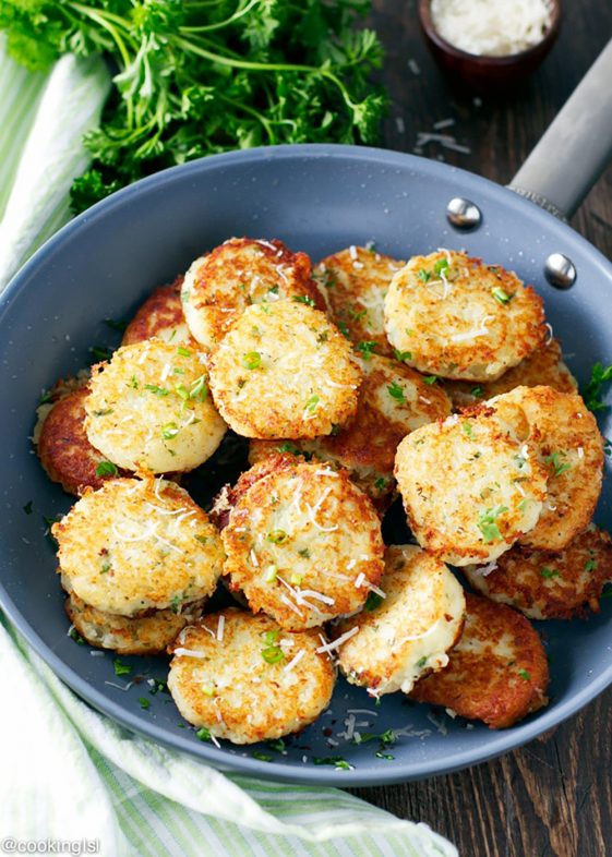 20 Picnic Recipes To Kick Off The Start of Summer: parmesan potato patties