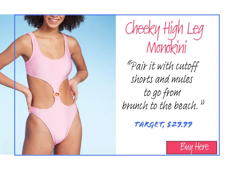 A List of 15 of Our Favorite Swimsuits for 2020: Cheeky High Leg Monokini