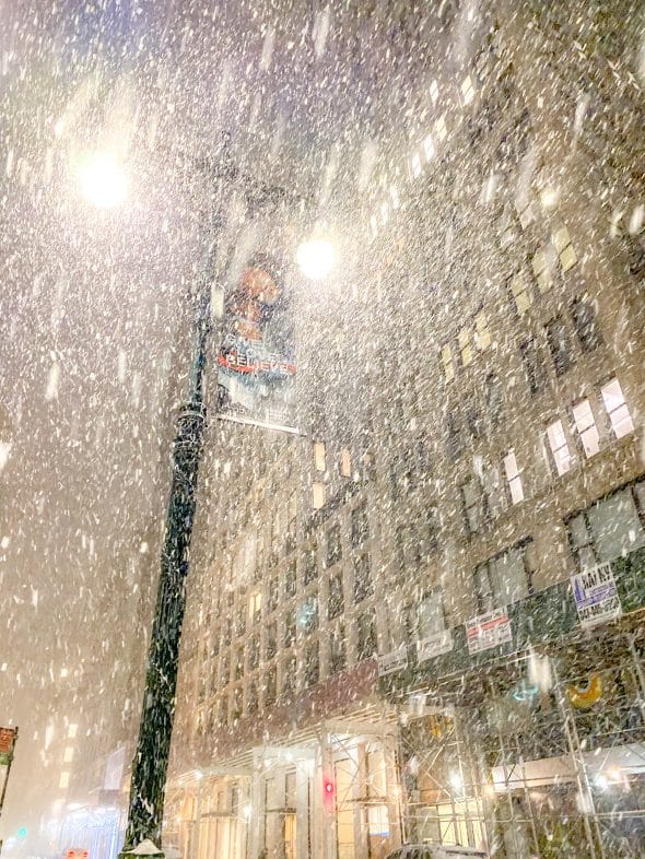Christmas in NYC: Nor'easter 2020