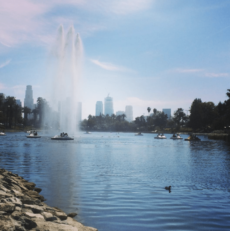 Springtime in Los Angeles: Echo Park Lake