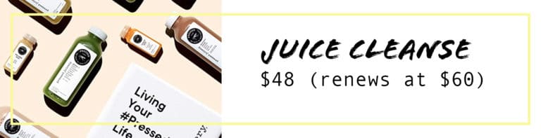 Themed Subscription Boxes: Pressed Juicery Juice Cleanse