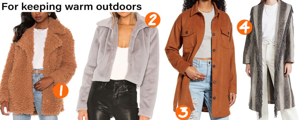 Fall coats and jackets