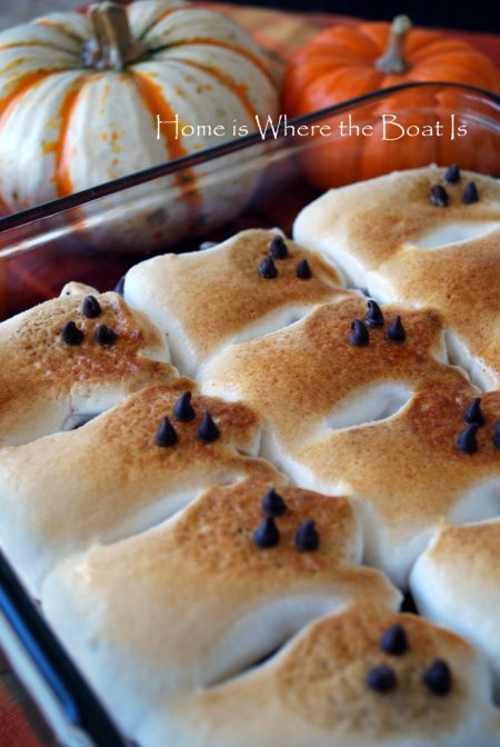 Ghostly Peeps Fun- Brownie S’mores and Peeps Hot Chocolate!