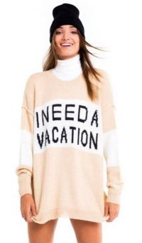 Wildfox I Need A Vacation Sweater